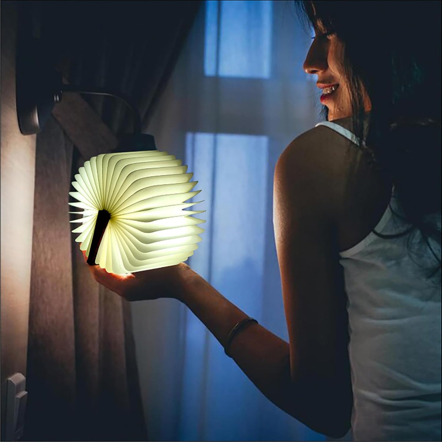 ✨ Folding Book Lamp – Magical Glow for Your Space