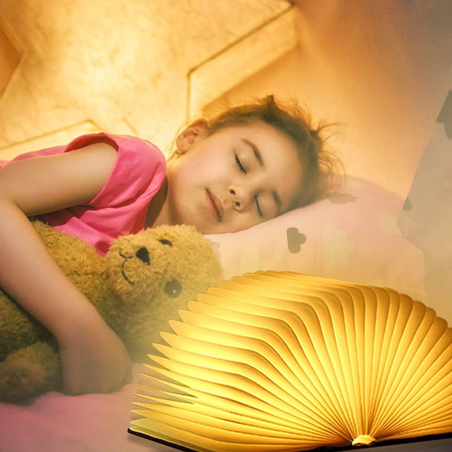 ✨ Folding Book Lamp – Magical Glow for Your Space