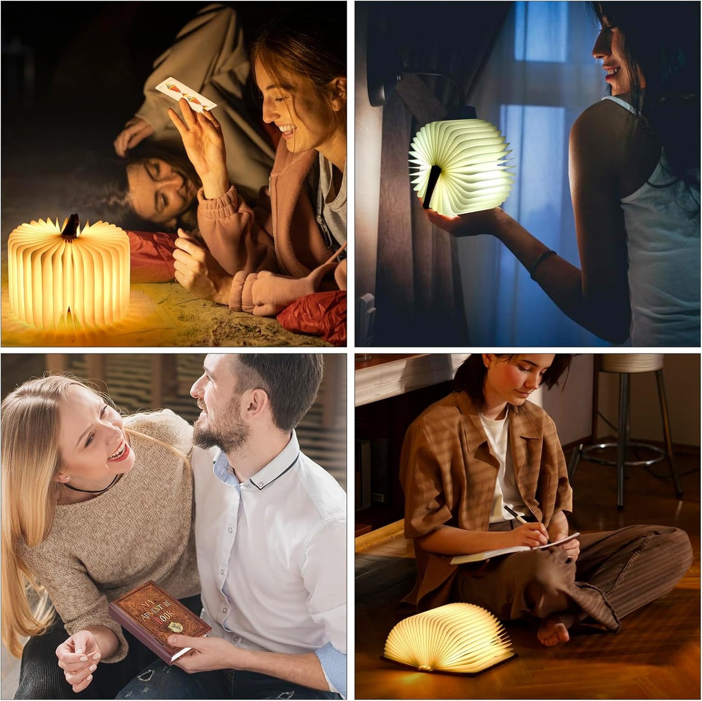✨ Folding Book Lamp – Magical Glow for Your Space
